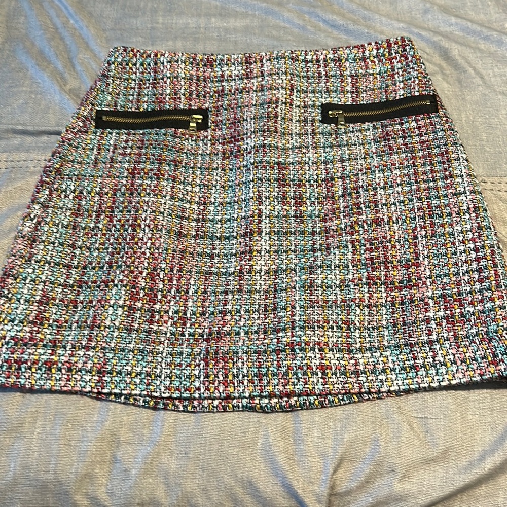 Lift multi colored tweed skirt.